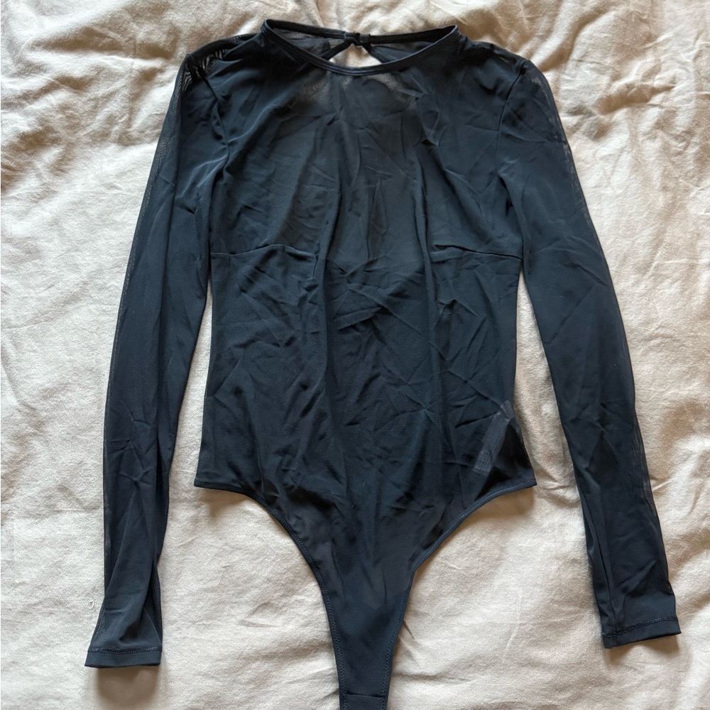 Black Long Sleeve Bodysuit